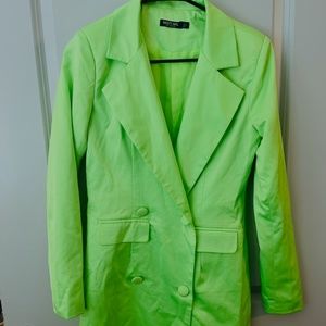 NASTY GAL GREEN BLAZER